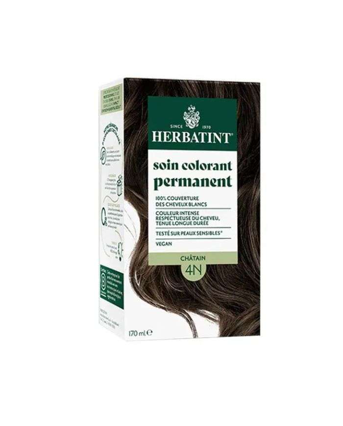 Soin Colorant Permanent 4N Chatain 170 ml Herbatint