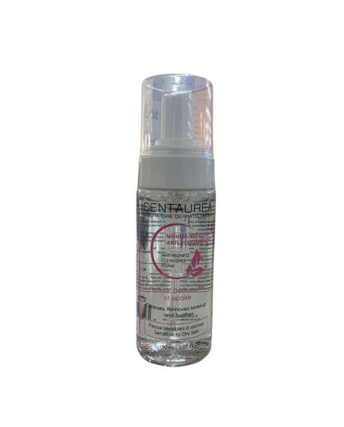 Mousse Nettoyante Anti Rougeur 150 ml Centaurea