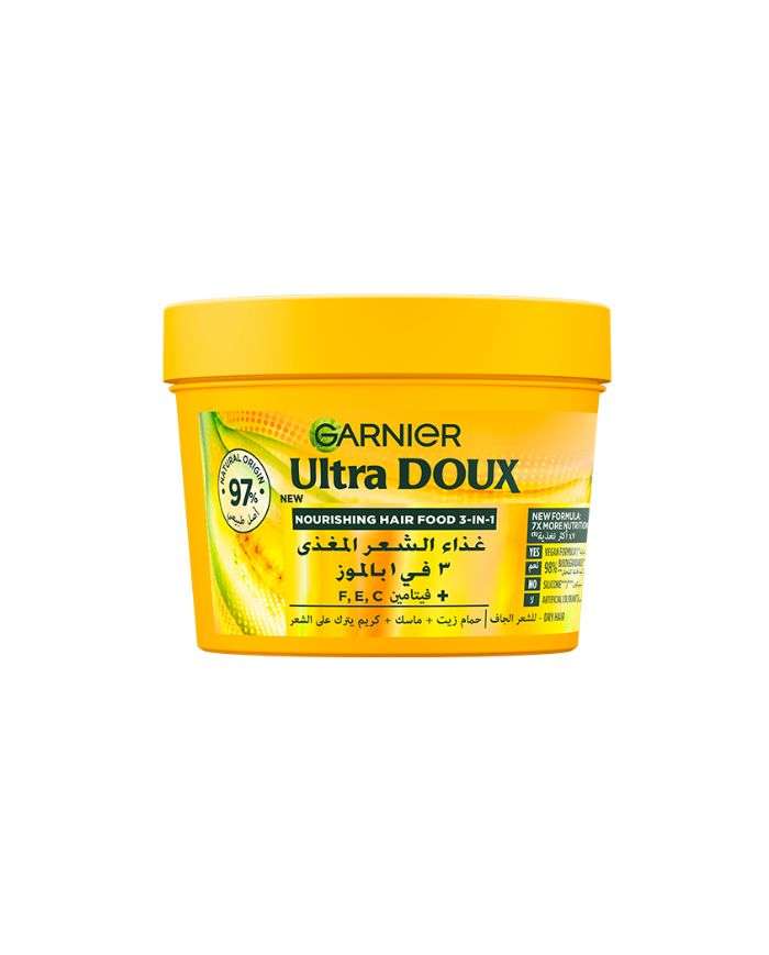 Ultra Doux Hair Food 3 en 1 Banane 390 ml Garnier