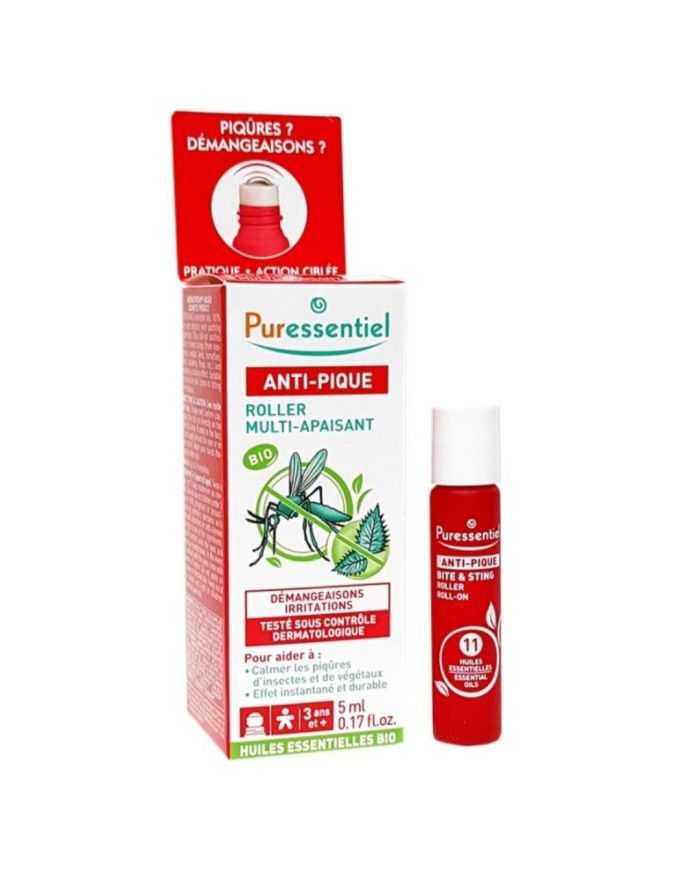 Anti Pique Roller Apaisant 11 Huiles Essentielles 5 ml Puressentiel