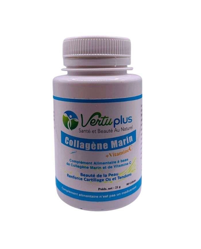 Vertuplus Collagene Marin + Vitamine C 90 Gélule Vertu Plus