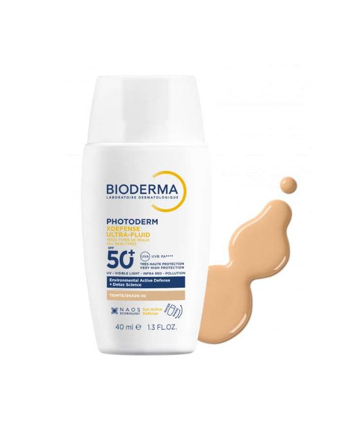 Photoderm Xdefense Ultra Fluid SPF 50+ Teinte 02 40 ml Bioderma