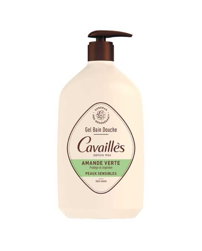 Gel Bain et Douche Amande Verte Peaux Sensibles 1L Rogé Cavaillès