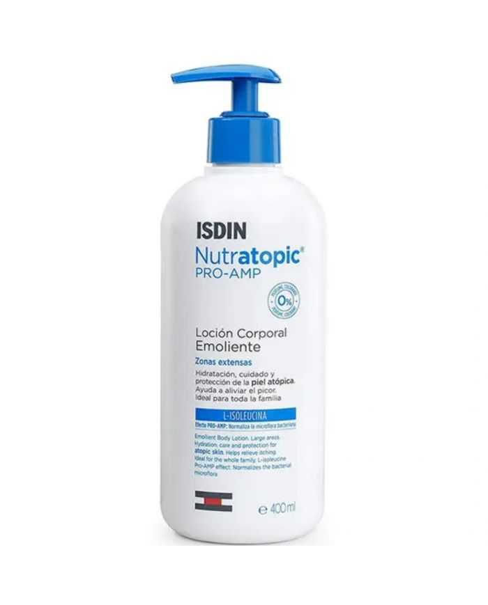 Nutratopic Pro Amp Lotion Emoliente Peau Atopique 400 ml ISDIN