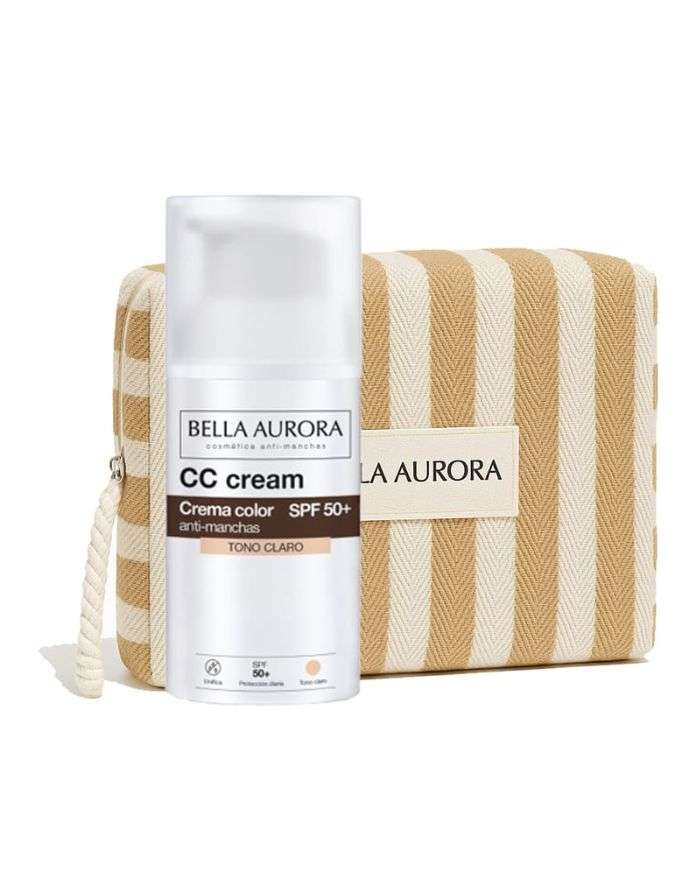 CC Crème Anti Taches SPF50 Teinte Claire + Trousse Offerte Bella Aurora