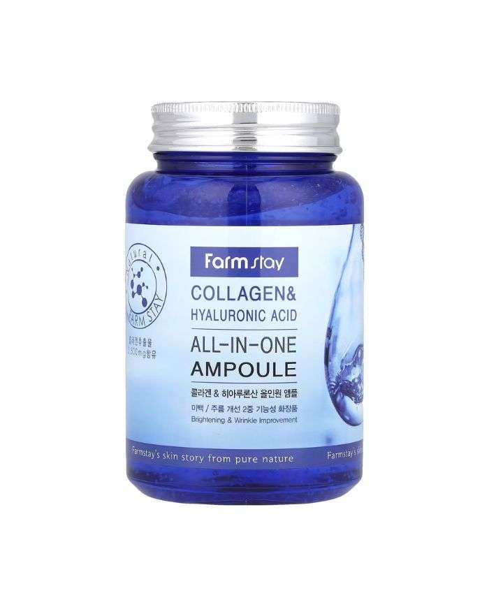 Collagen et Acide Hyaluronique Ampoule All in One 250 ml Farmstay