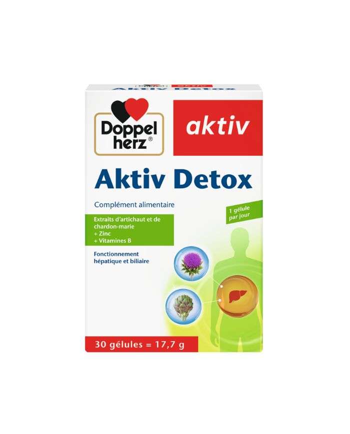 Aktiv Detox 30 Gélules Doppelherz