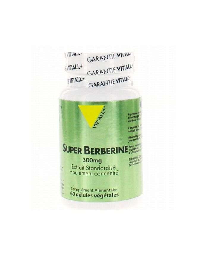 Vitall+ Super Berberine 300 mg 60 Gélules Vegetales Vit'All+