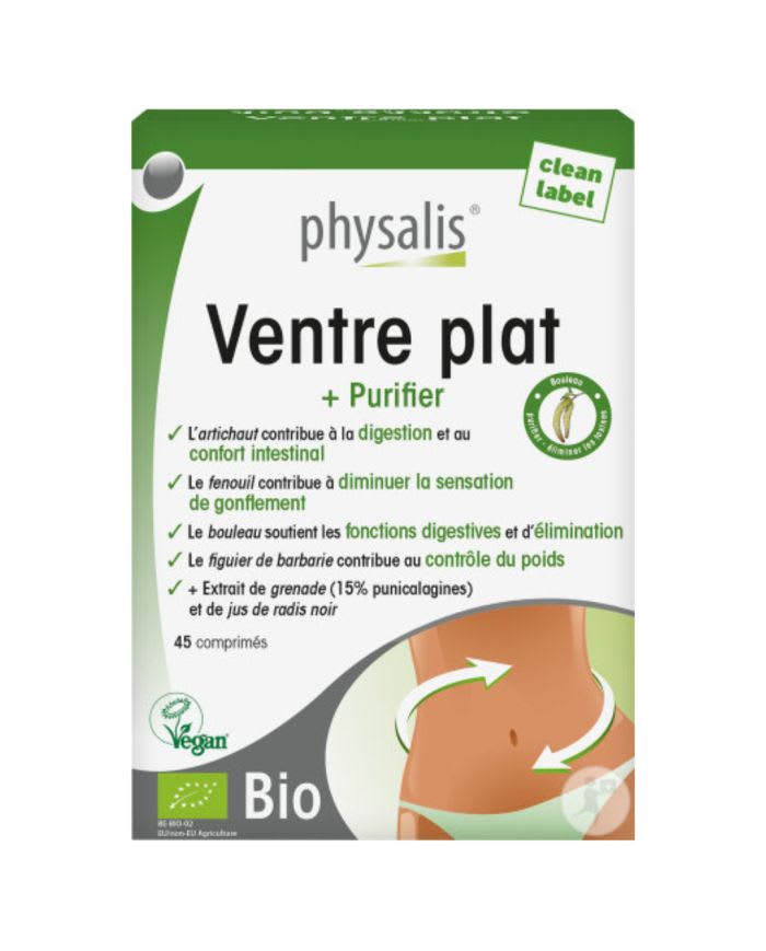 Ventre Plat +purifier 45 Comprimés Physalis