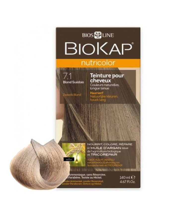 Nutricolor 7.1 Blond Suedois Biokap