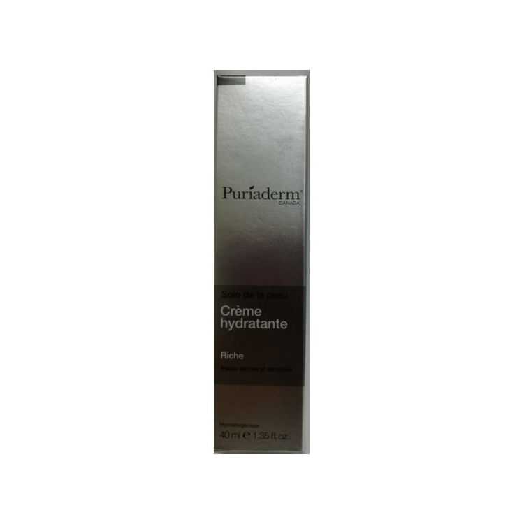 Crème Hydratante Riche 40 ml Puriaderm