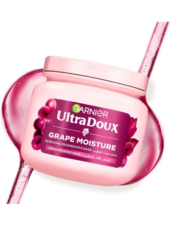 Ultra Doux Grape Moisture Masque Remede Intense Vignes Merveilleuses 340 ml Garnier