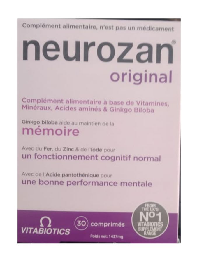 Vitabiotics: Neurozan Original 30 Comprimés Vitabiotics