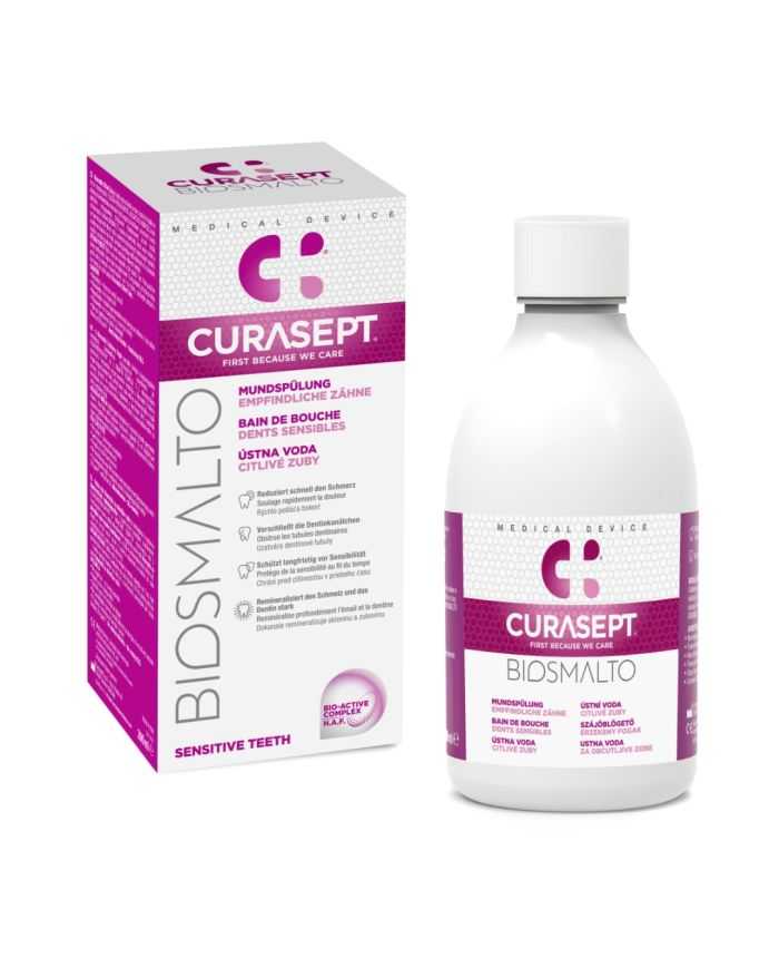 Biosmalto Bain de Bouche pour Dents Sensibles 300 ml Curasept