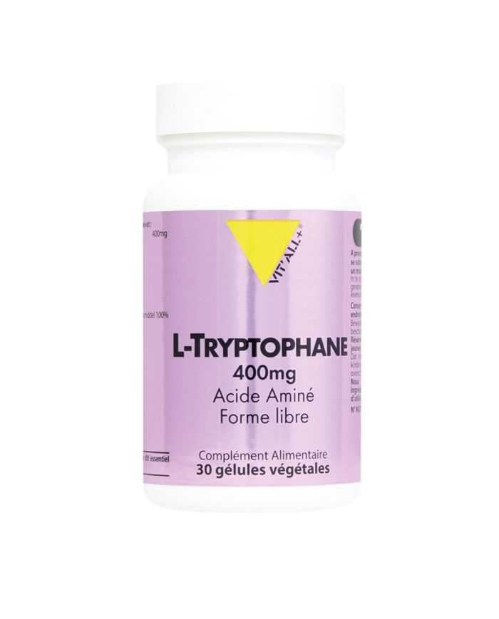 Vitall+ L Tryptophane 400 mg 30 Gélules Vegetales Vit'All+