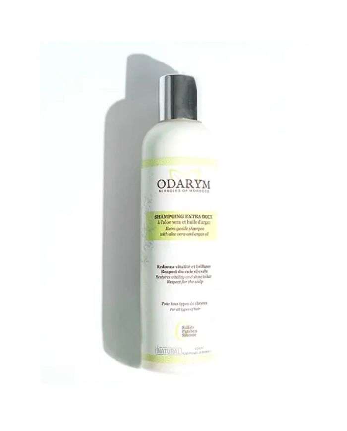 Shampooing Extra Doux à L'Aloe Vera et Huile D'Argan 250 ml Odarym