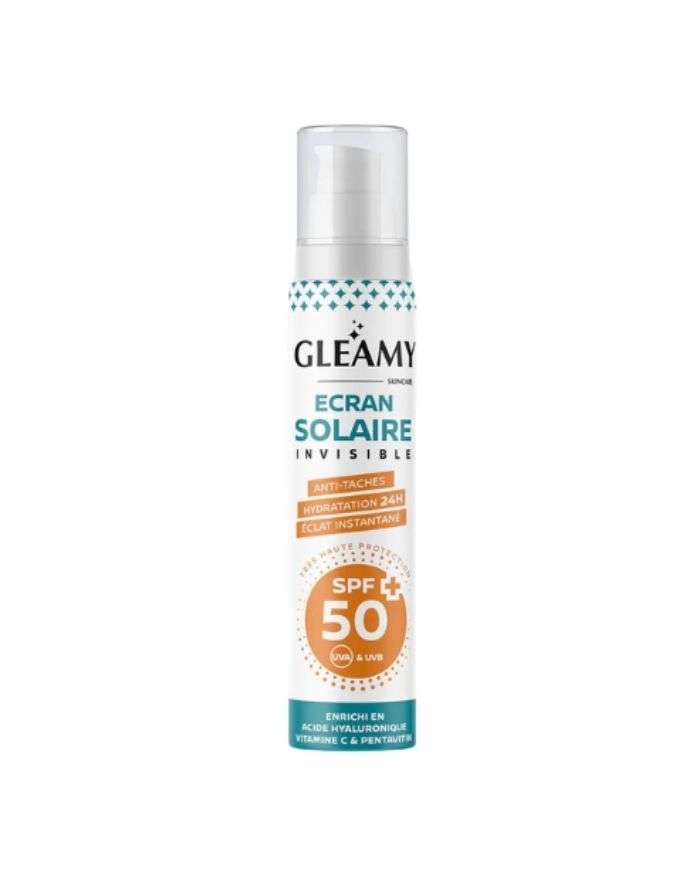 Écran Solaire Invisible SPF50+ Anti Taches 50 ml Gleamy