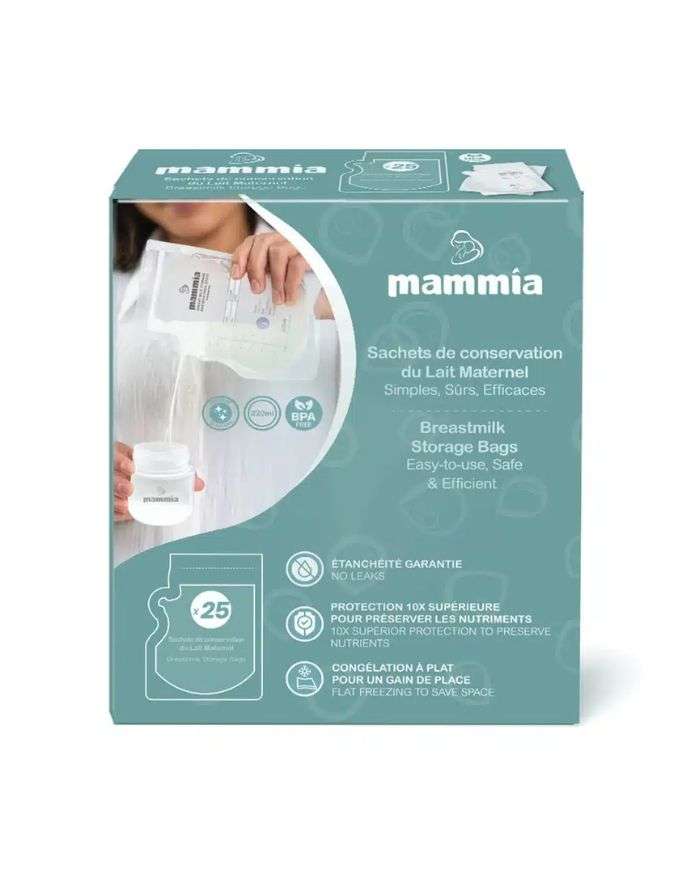 Sachets de Conservation du Lait Maternel Pack de 50 Mammia