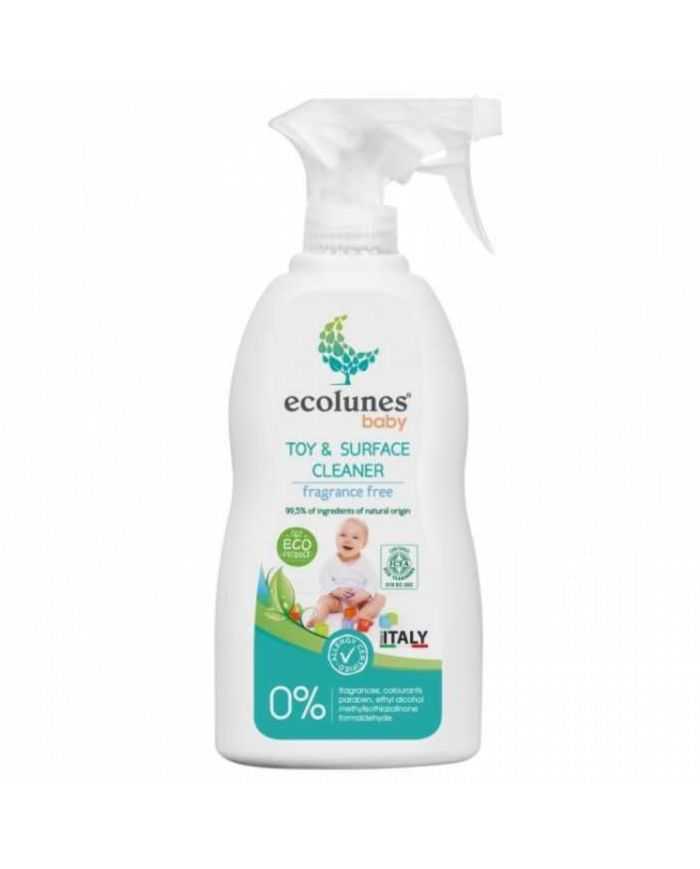 Nettoyant Jouets et Surfaces Ecologique et Hypoallergenique 300 ml Ecolunes
