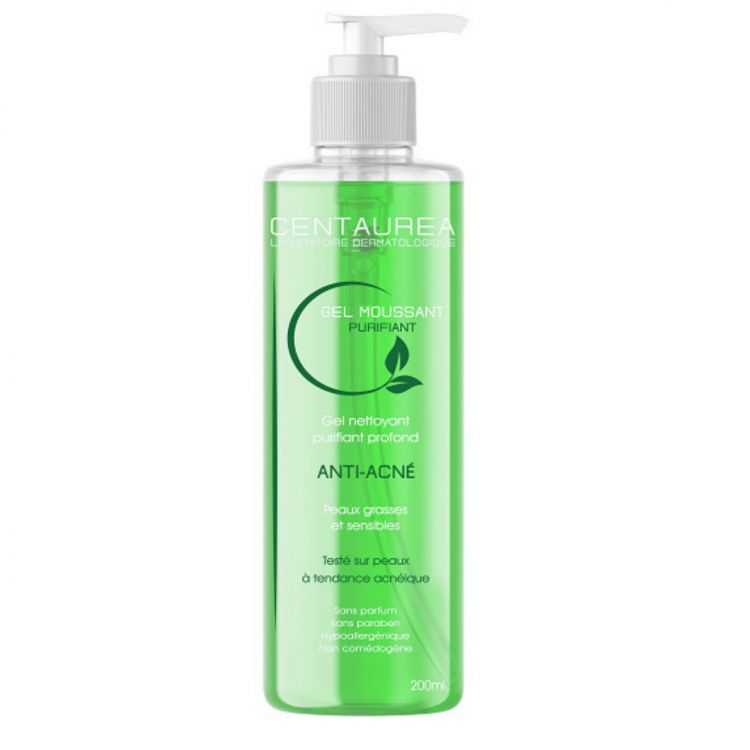 Gel Moussant Purifiant Anti Acne 200 ml Centaurea