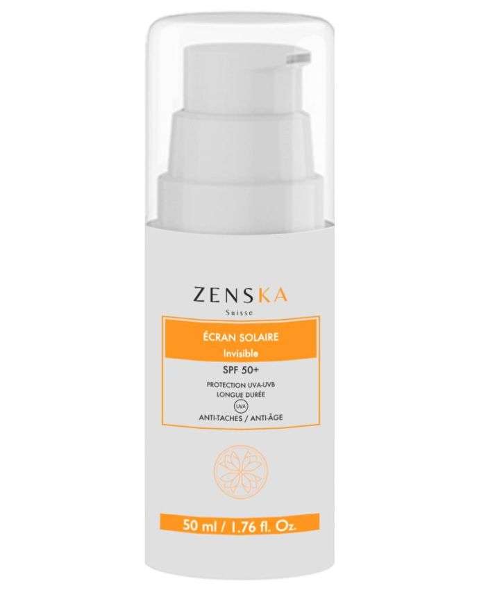 Écran Solaire Invisible SPF 50 Anti Taches Anti Age 50 ml Zenska