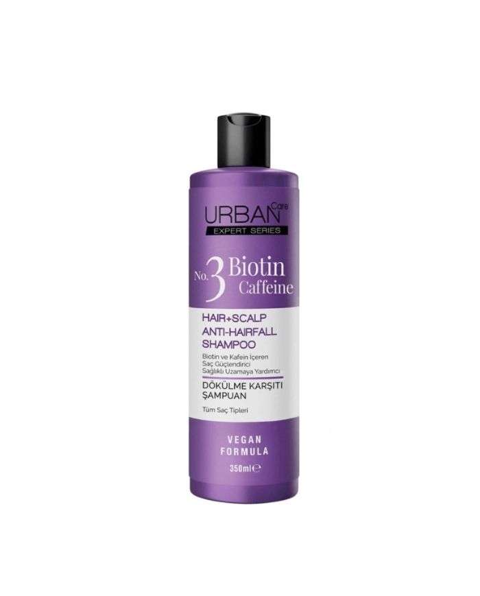Biotine et Caffeine Shampoing Anti Chute 350 ml Urban Care