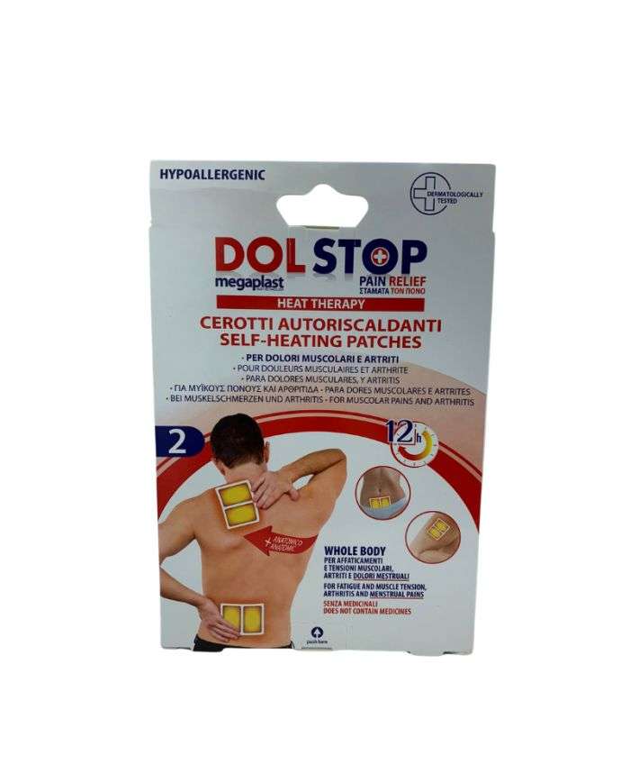 Dol Stop Heat Therapy Thermal Patch Whole Body Boite de 2 12 H Megaplast