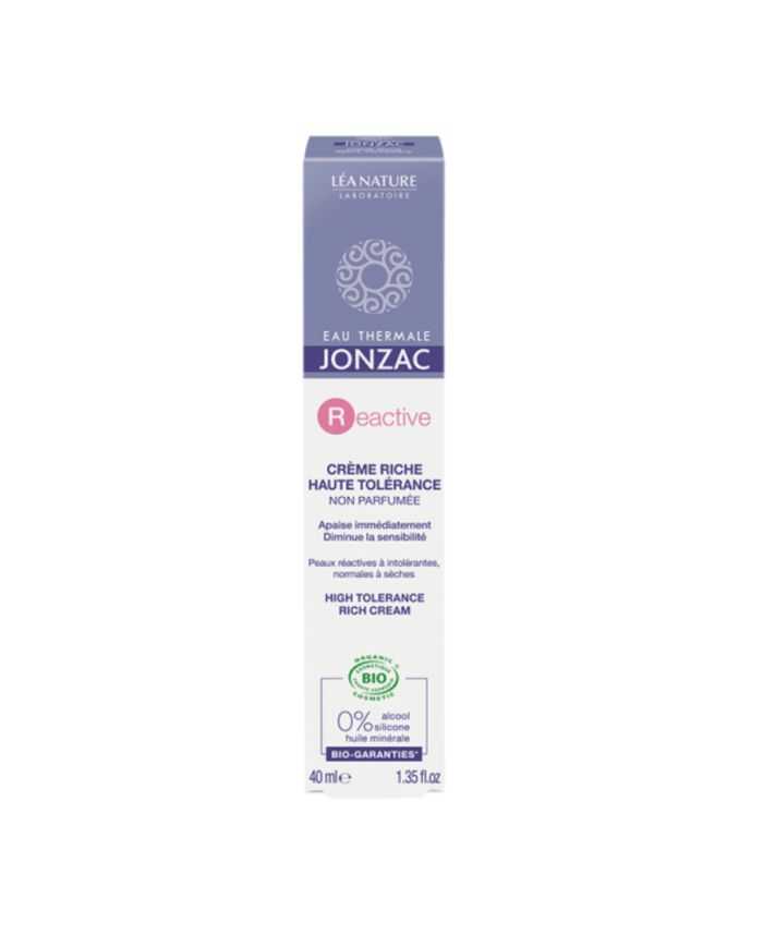 Eau Thermale Jonzac Reactive Crème Riche Haute Tolerance 40 ml Lea Nature