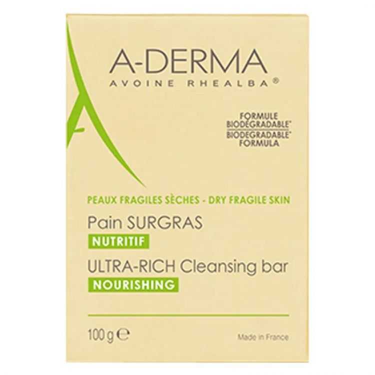 Aderma Pain Surgras Nutritif Ultra Riche 100 g A-Derma
