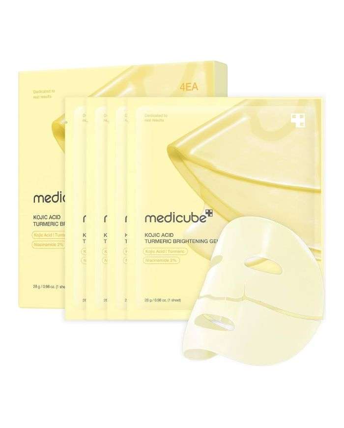 Kojic Acid Turmeric Brightening Gel Mask Set 28 g X 4 Medicube