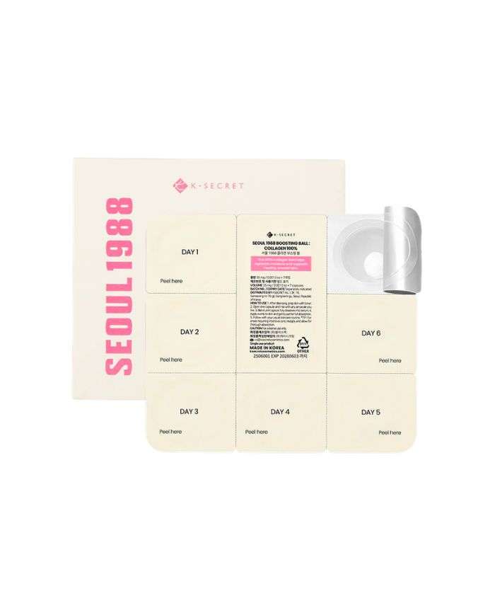 K Secret Seoul 1988 Boosting Ball Collagen 100% 7 Capsules K-Secret
