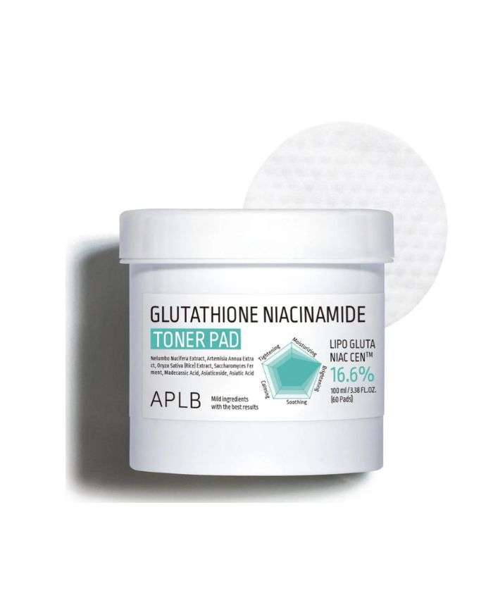 Glutathione Niacinamide Toner Pad 60 Pads APLB