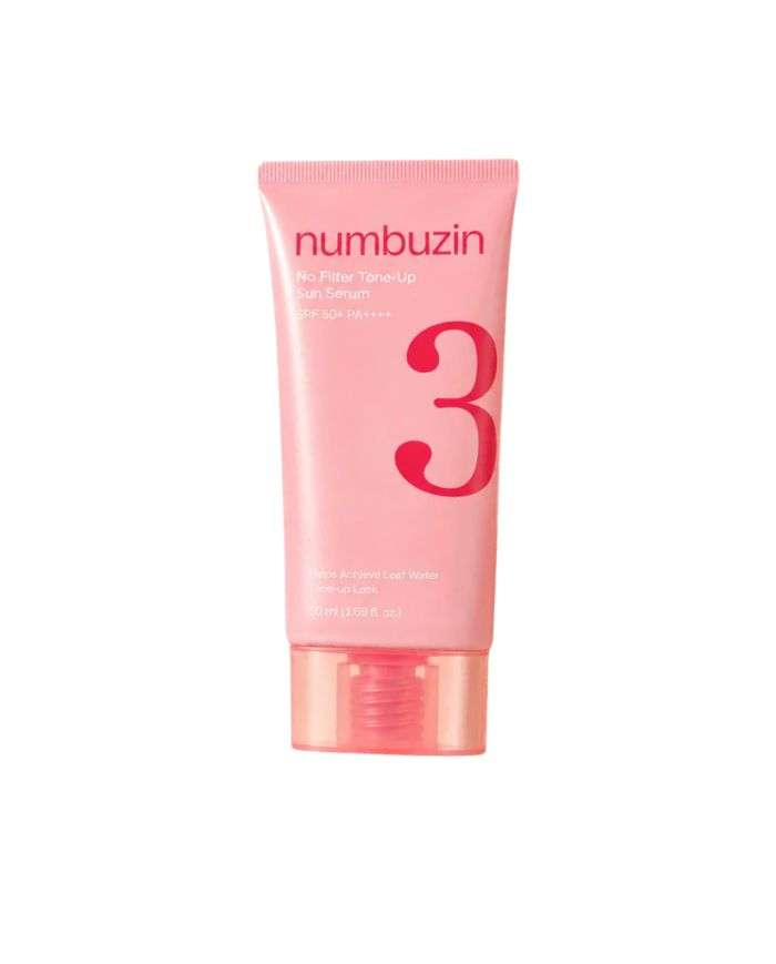 No Filter Tone Up Sun Sérum SPF 50+ Pa++++ 02 Glow 50 ml Numbuzin