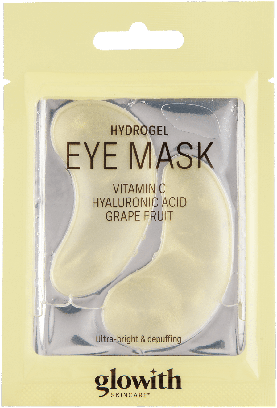 Patchs Yeux Hydrogel Vitamine C Acide Hyaluronique Pamplemousse Glowith