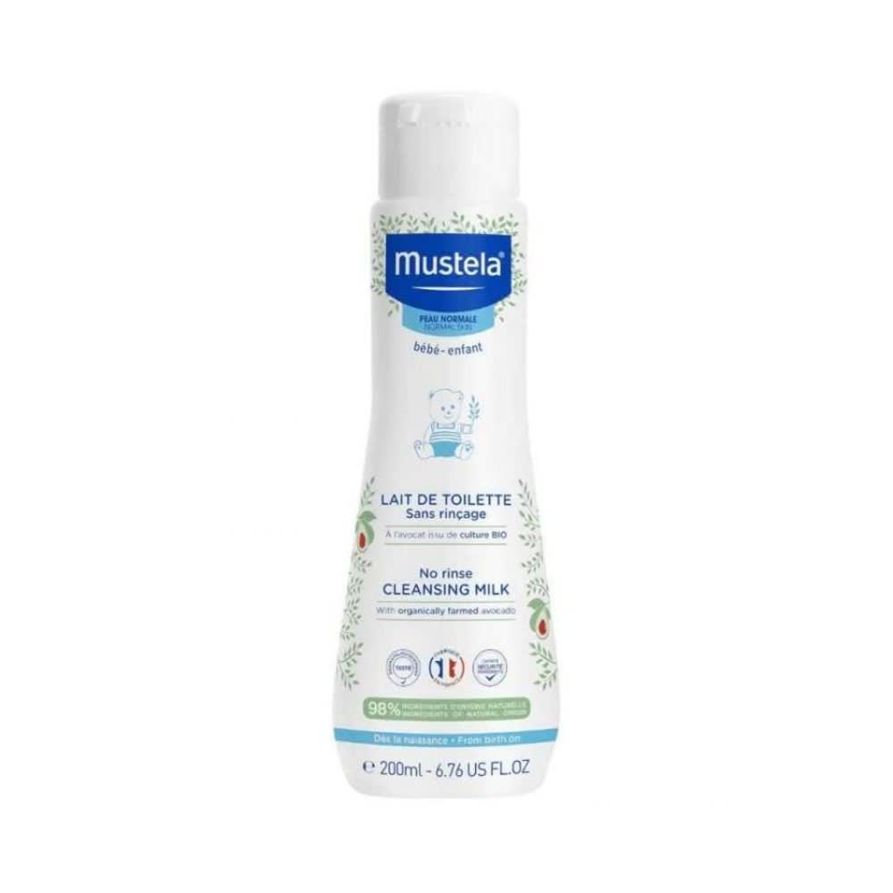 Lait de Toilette sans Rincage 200 ml Mustela