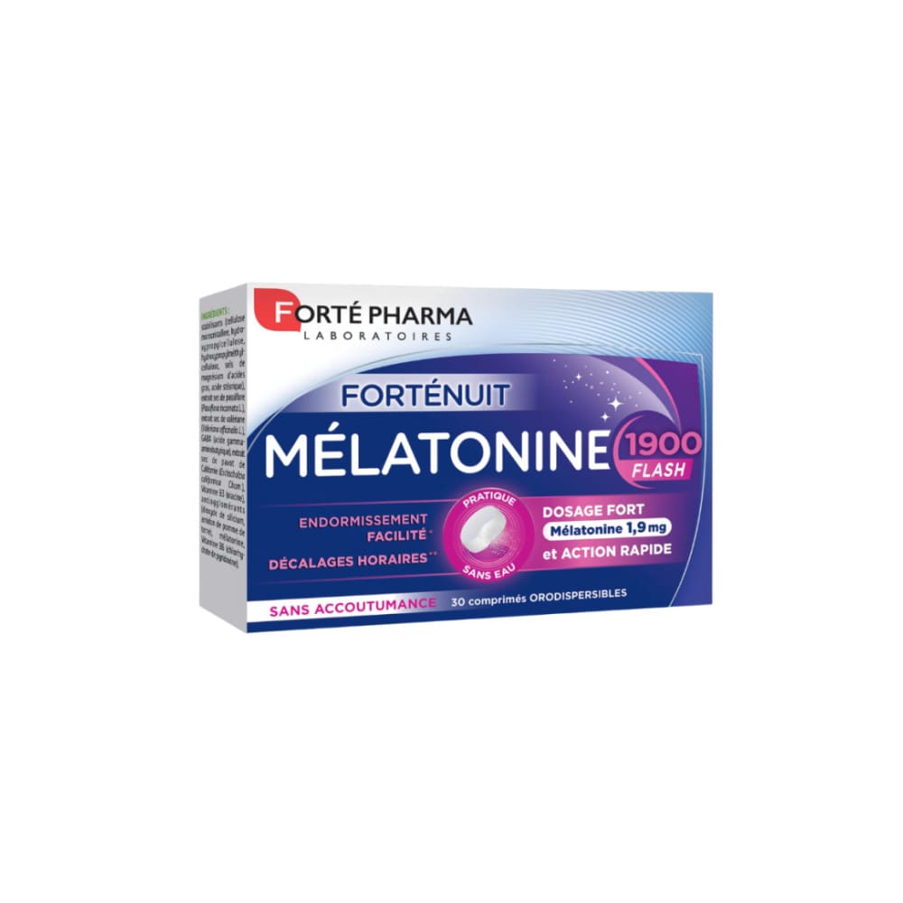 Forte Nuit Melatonine 1900 Flash 30 Comprimés Forte Pharma