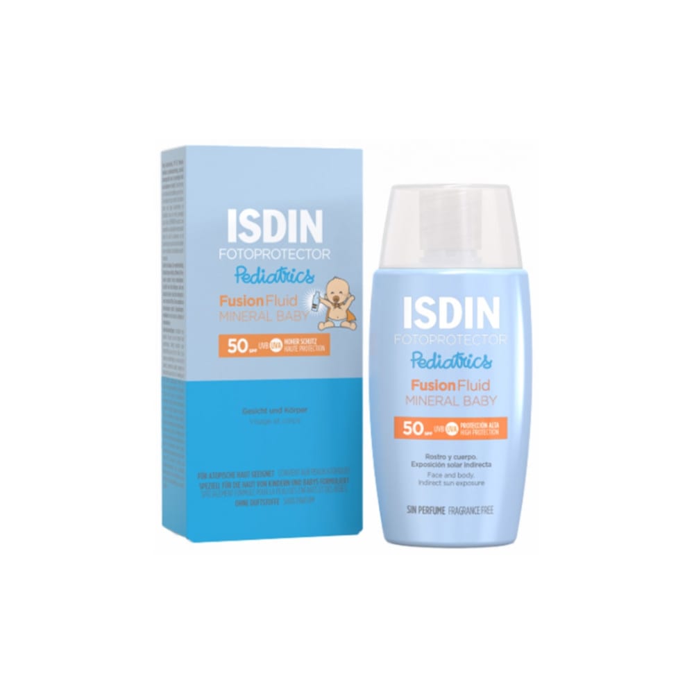 Fotoprotector Pediatrics Fusion Fluid Mineral Baby Spf50+/ 50 ml ISDIN