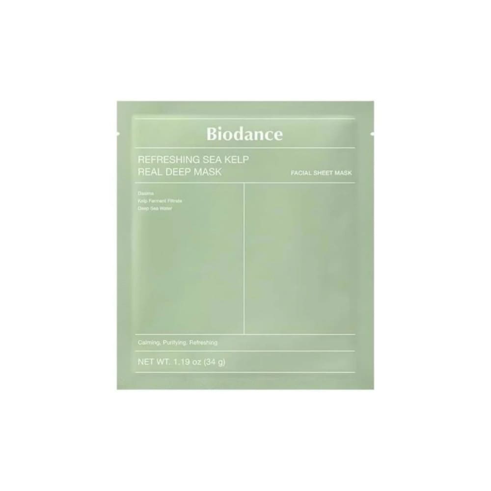 Refreshing Sea Kelp Real Deep Mask Facial Sheet 1 Unite Biodance