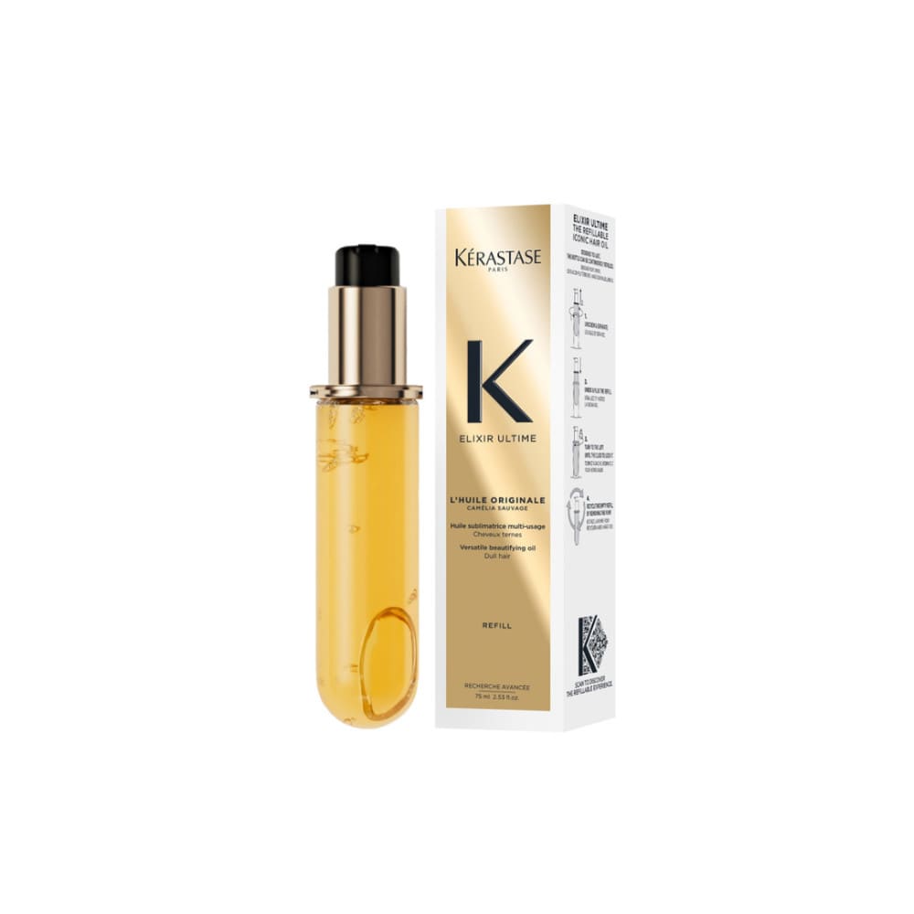 Élixir Ultime Huile Sublimatrice Multi Usage Cheveux Ternes Recharge 75 ml Kérastase