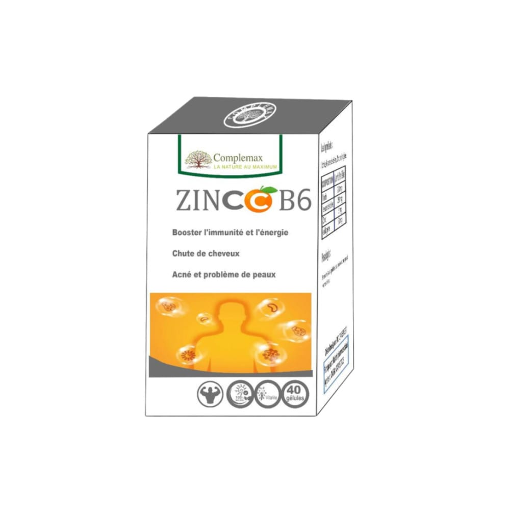 Zinc B6 40 Gélules Complemax