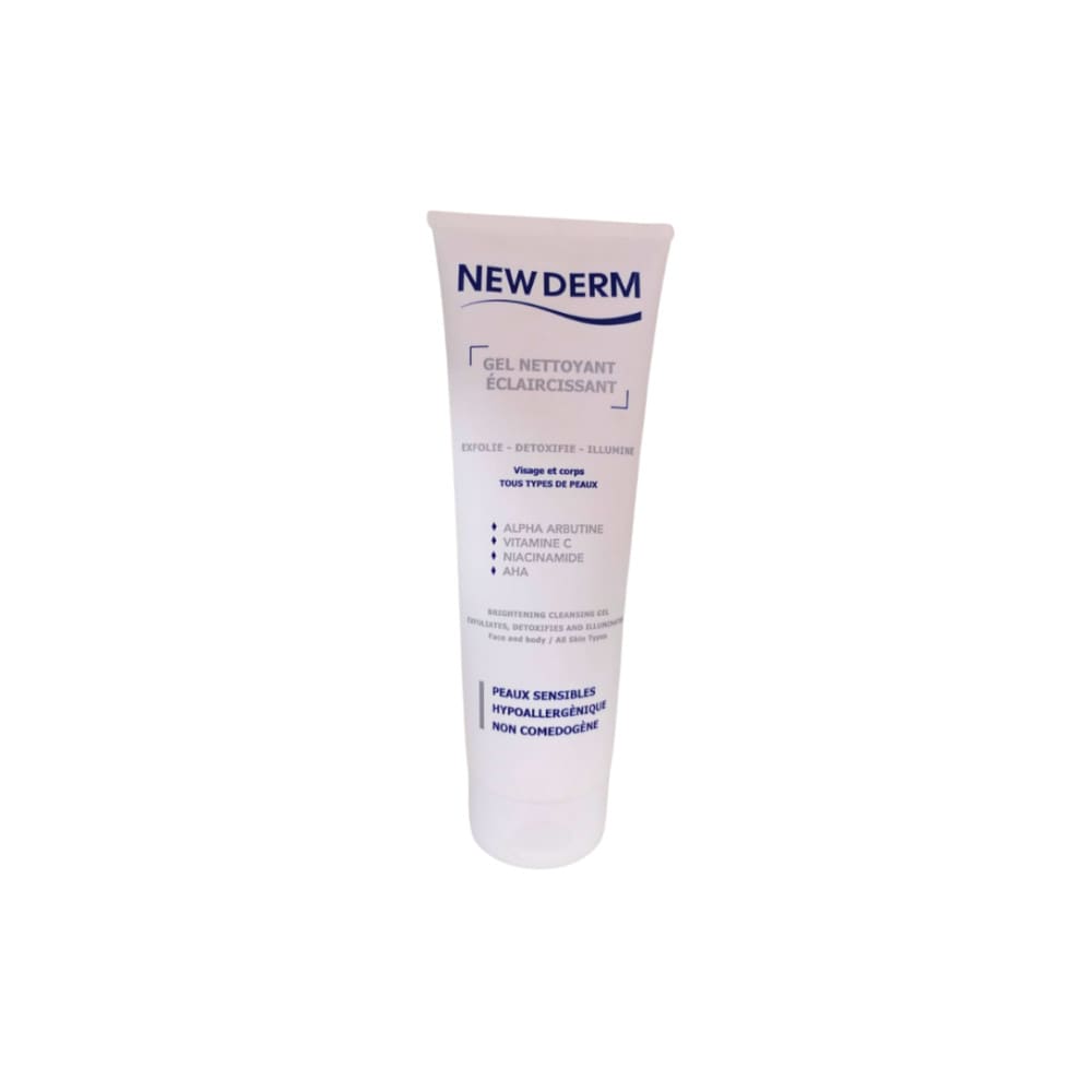Gel Nettoyant Éclaircissant Visage et Corps 250 ml New Derm