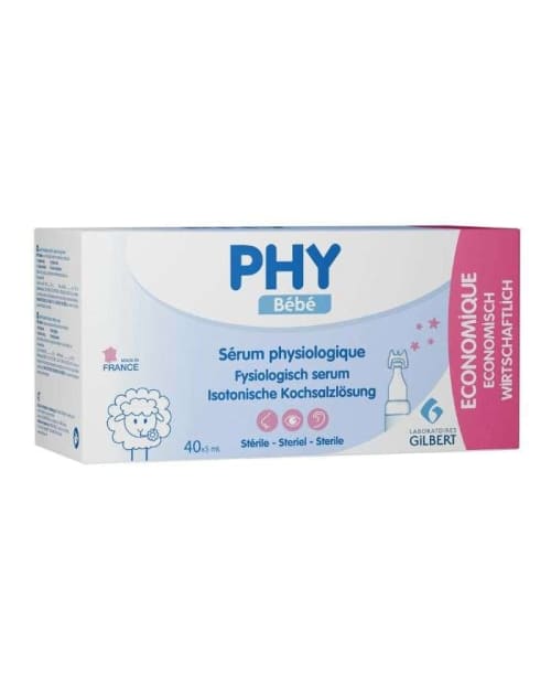 Sérum Physiologique 40*5 ml Phy Bebe