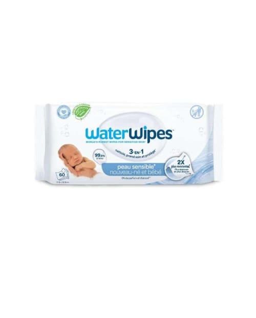 60 Lingettes Bébé WaterWipes
