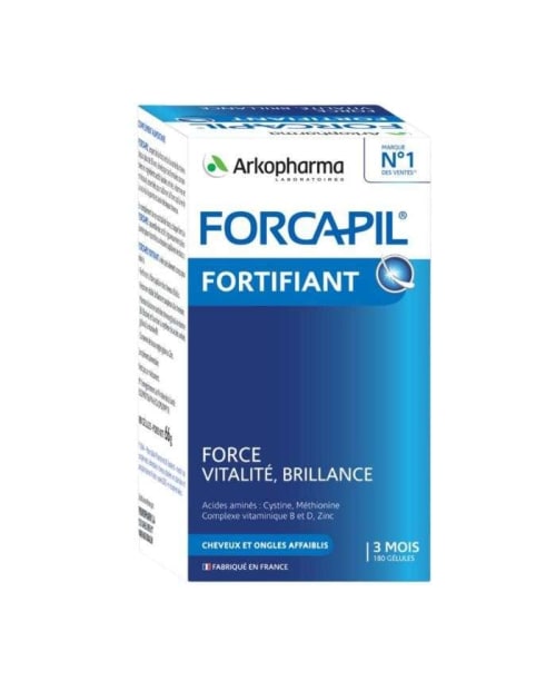 Cheveux et Ongles 180 Gélules Forcapil