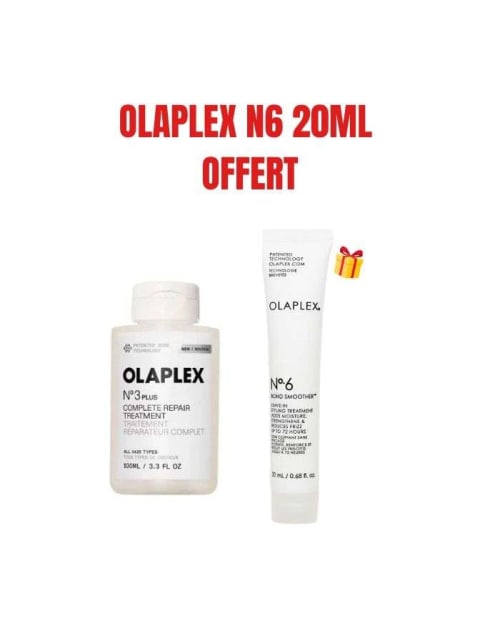 Offre N3 Plus Traitement Réparateur Complet 100 ml + Olaplex N6 20 ml Offert Olaplex