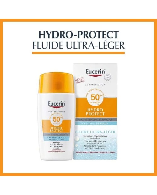 Hydro Protect Fluide Ultra Legerspf 50+ Tous Types de Peaux Eucerin