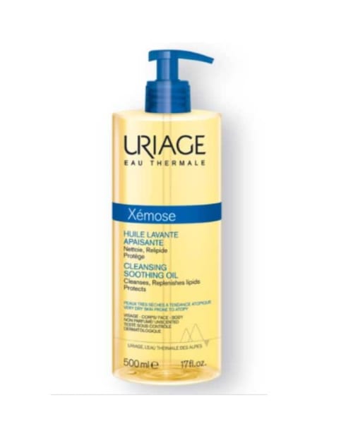 Xemose Huile Nettoyante Apaisante Visage et Corps 500 ml Uriage