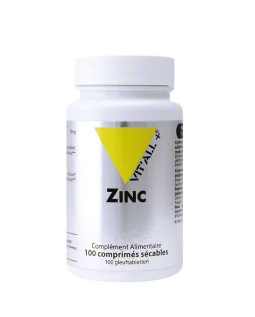 Vitall+ Zinc Bisglycinate 100 Comprimés Vit'All+
