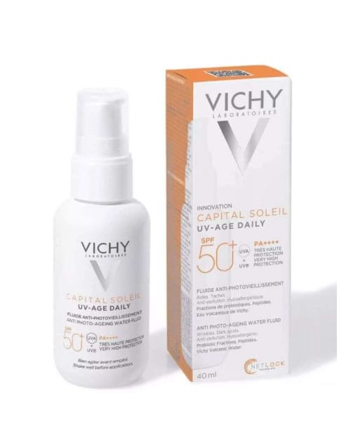 Capital Soleil UV Age Daily SPF 50 Fluide Anti Photovieillissement 40 ml Vichy