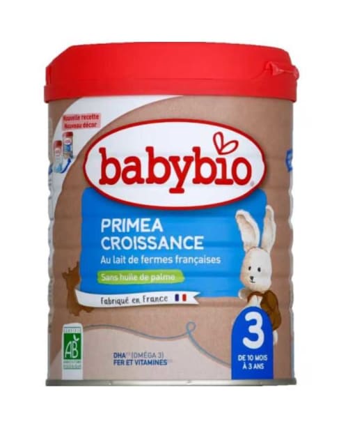 Primea 3 Lait Infantile de 10 Mois à 3 Ans Babybio